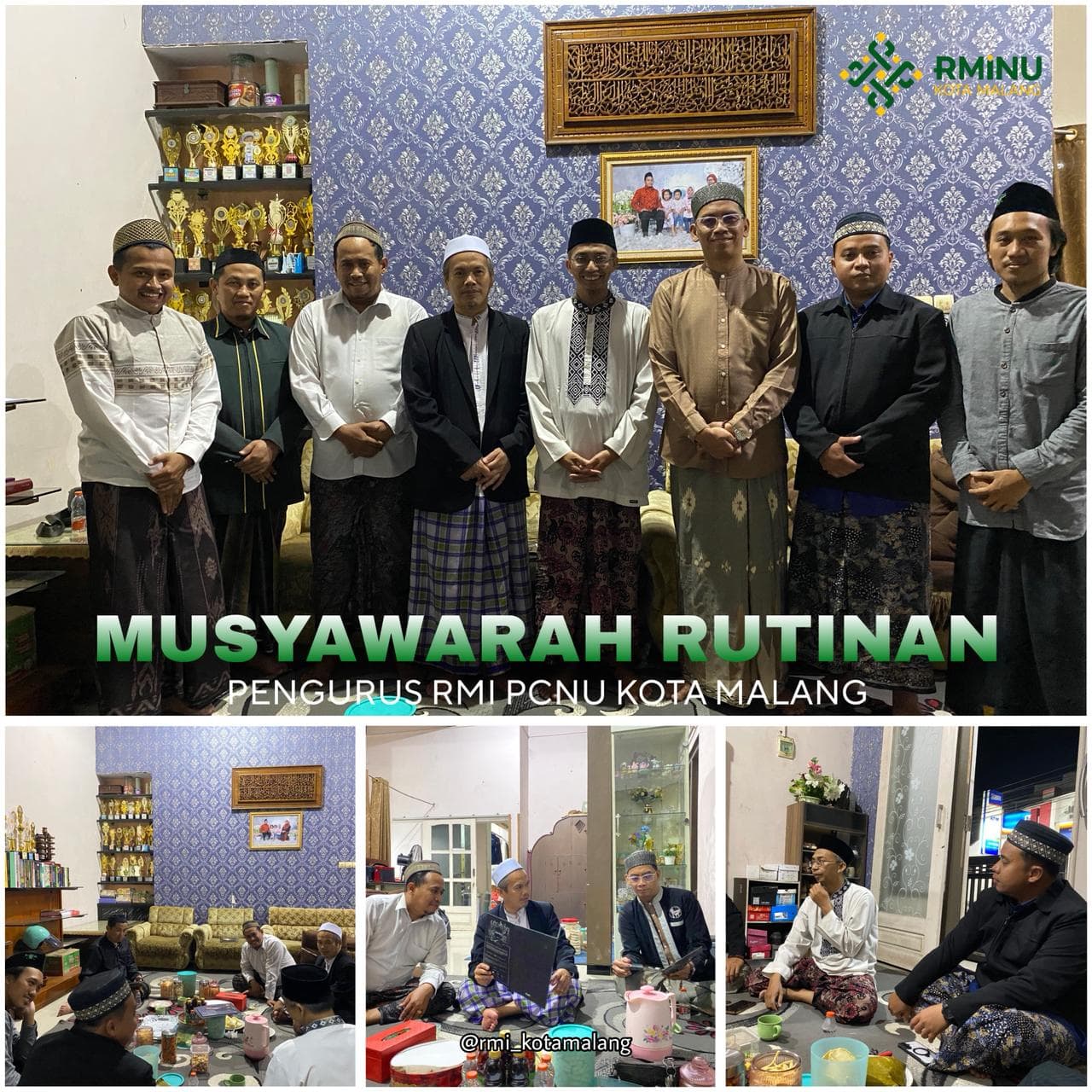 Rapat Rutin RMI PCNU Kota Malang Bahas Expo Pesantren hingga Edukasi Pergaulan Santri