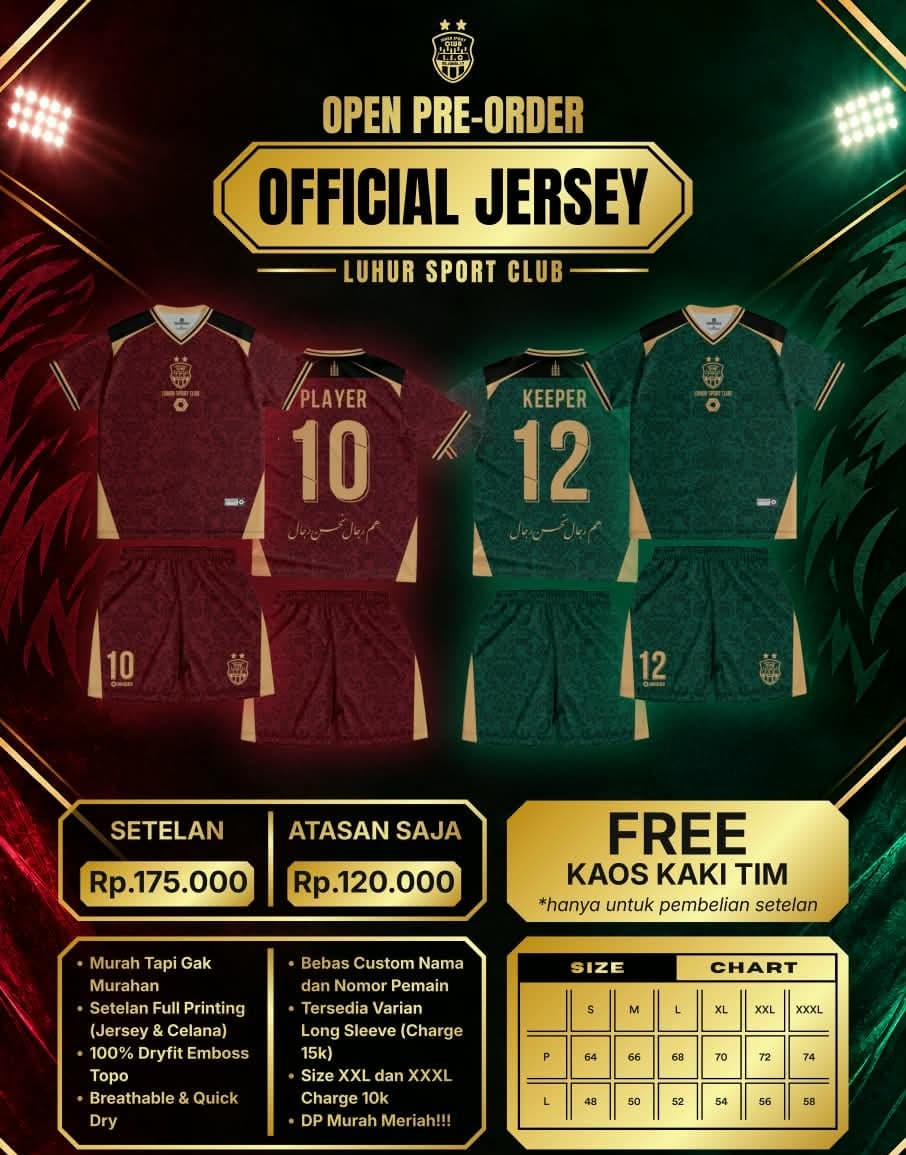 OFFICIAL JERSEY LUHUR SPORT CLUB (LSC) 2026